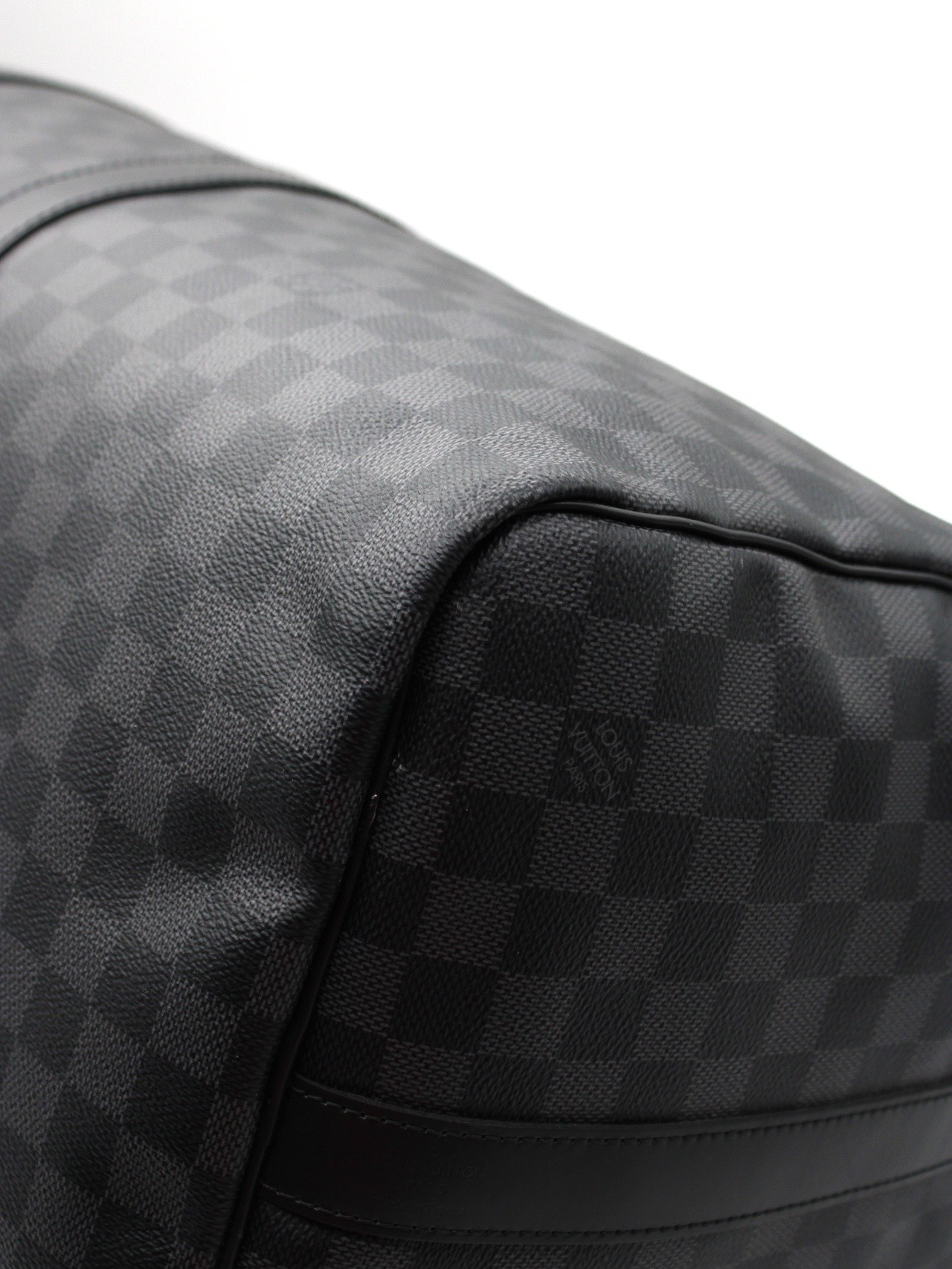 Keepall Louis Vuitton 55 in damier Graphite thumb