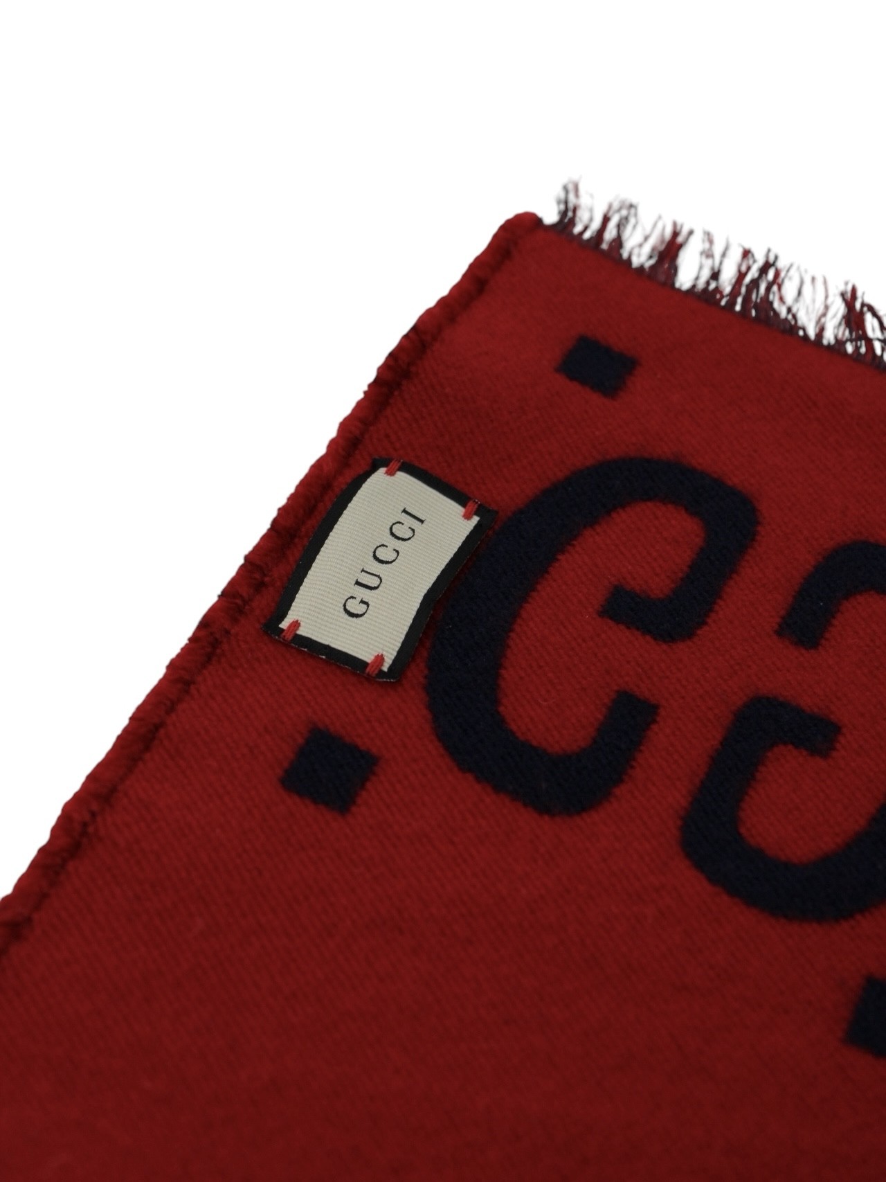 Sciarpa Gucci Jumbo Blu e Rosso thumb