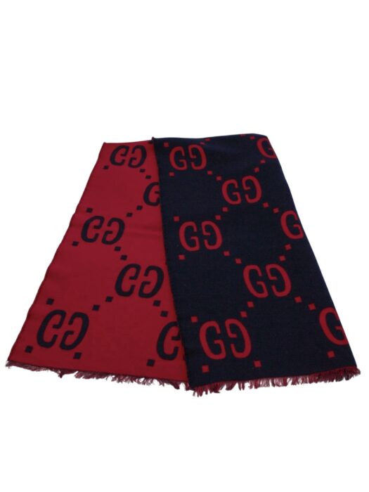 Sciarpa Gucci Jumbo Blu e Rosso