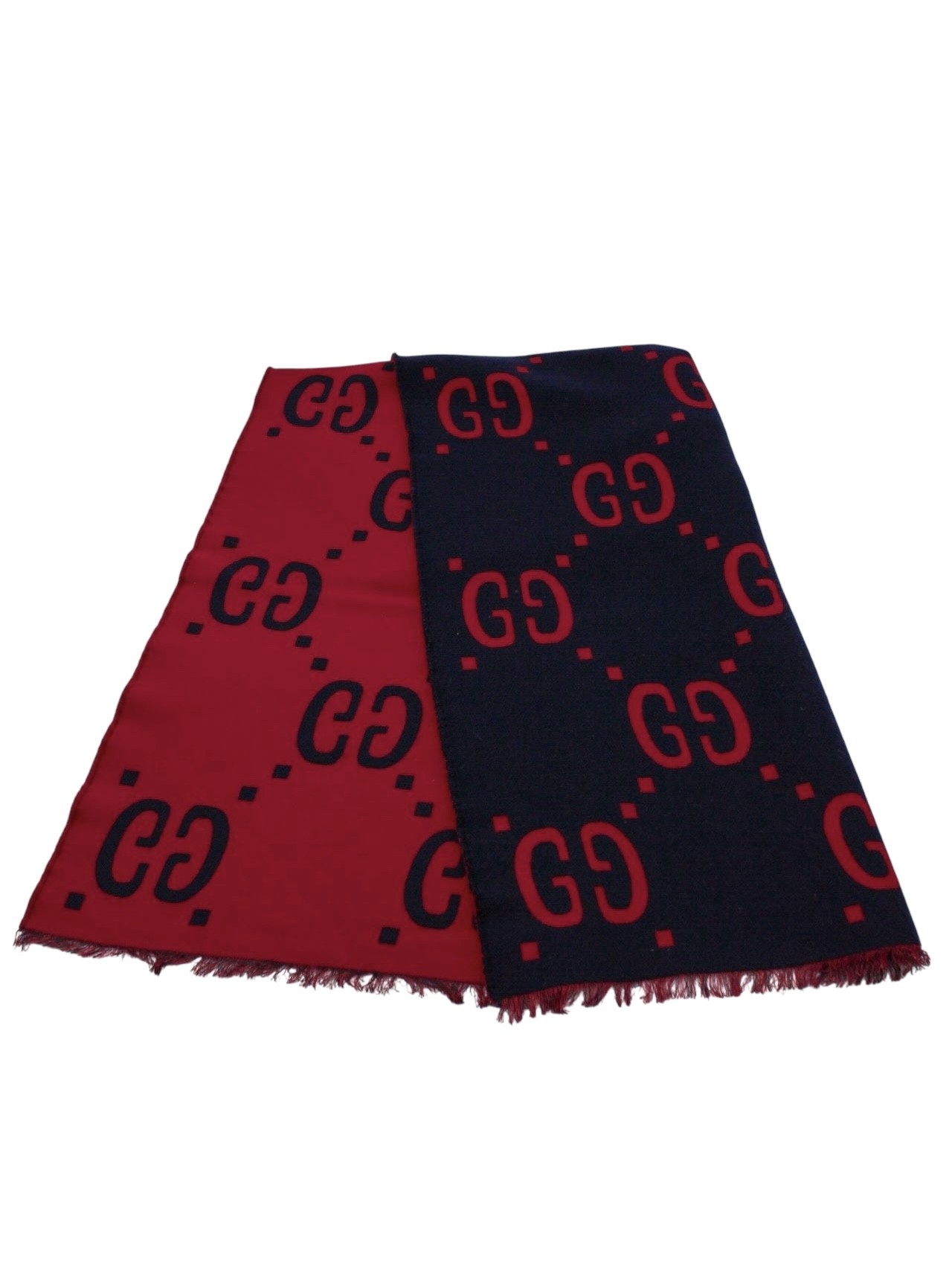 Sciarpa Gucci Jumbo Blu e Rosso thumb