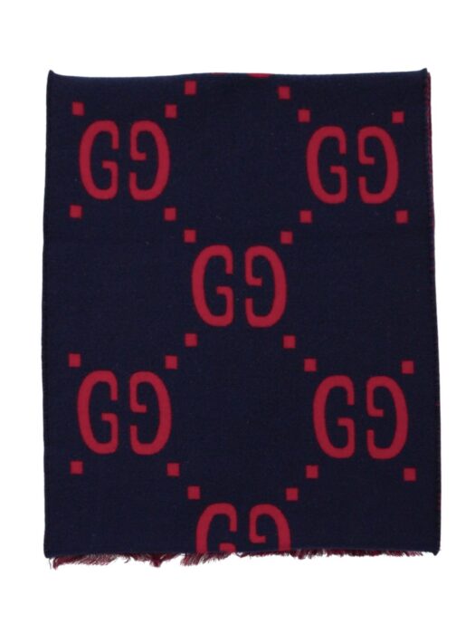 Sciarpa Gucci Jumbo Blu e Rosso