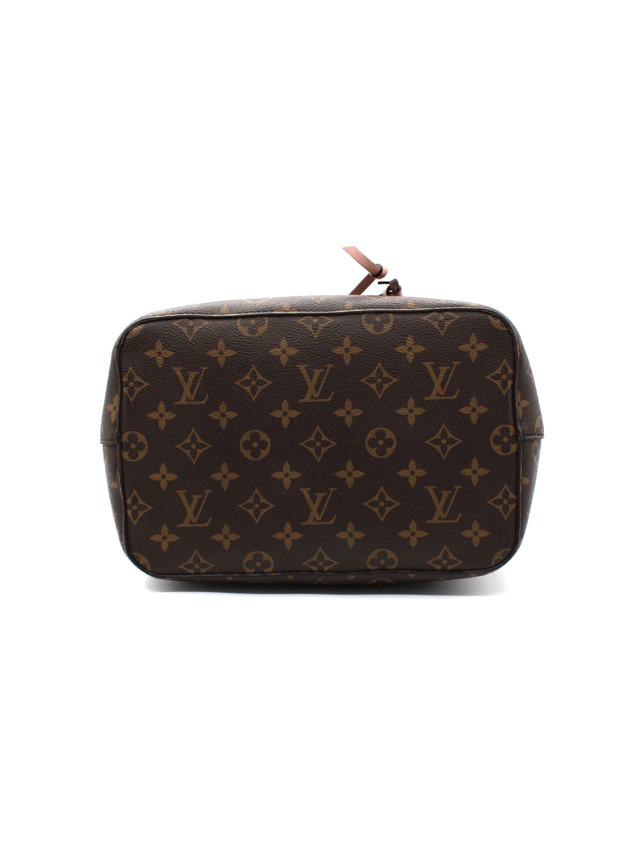 Borsa Louis Vuitton NéoNoé MM in monogram ed inserti rosa thumb