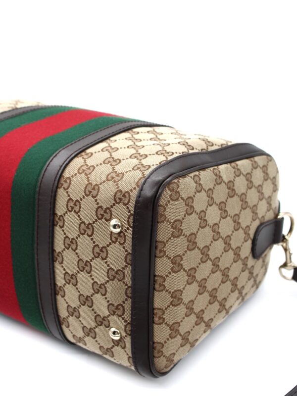 Bauletto Gucci Boston web in tela GG