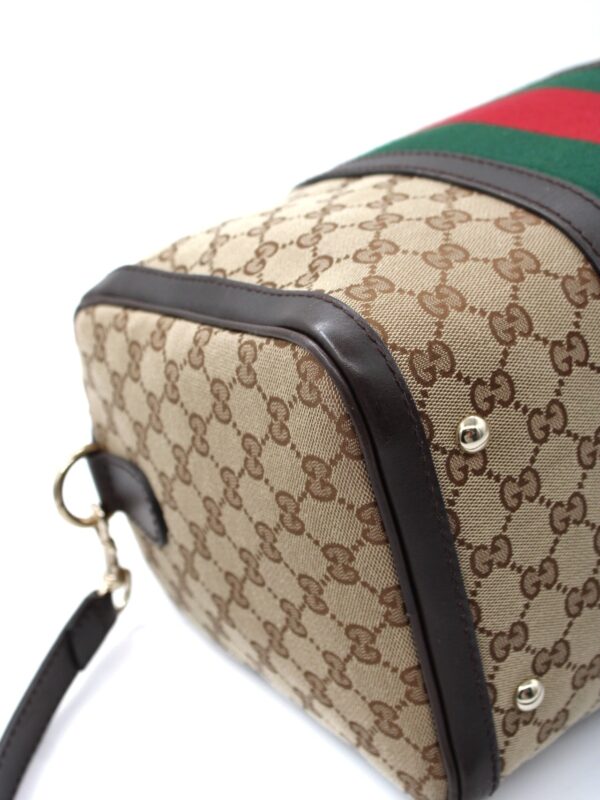 Bauletto Gucci Boston web in tela GG