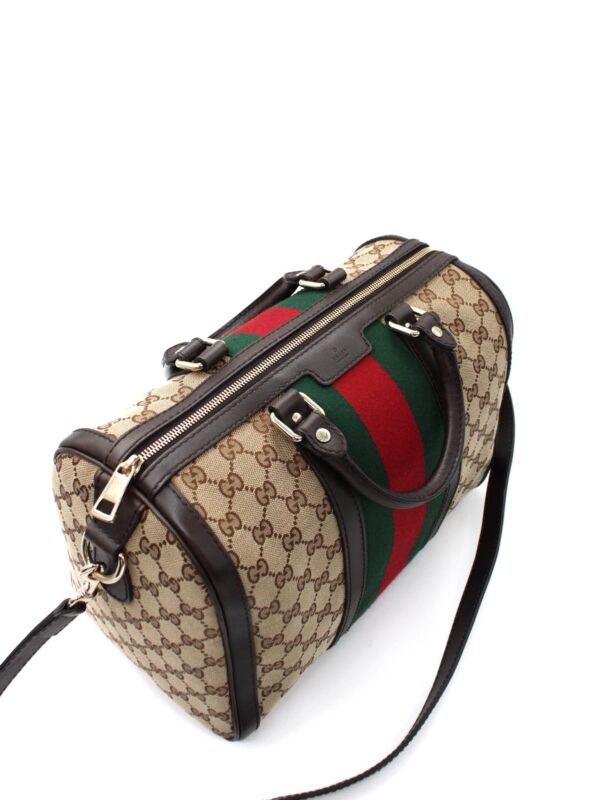 Bauletto Gucci Boston web in tela GG