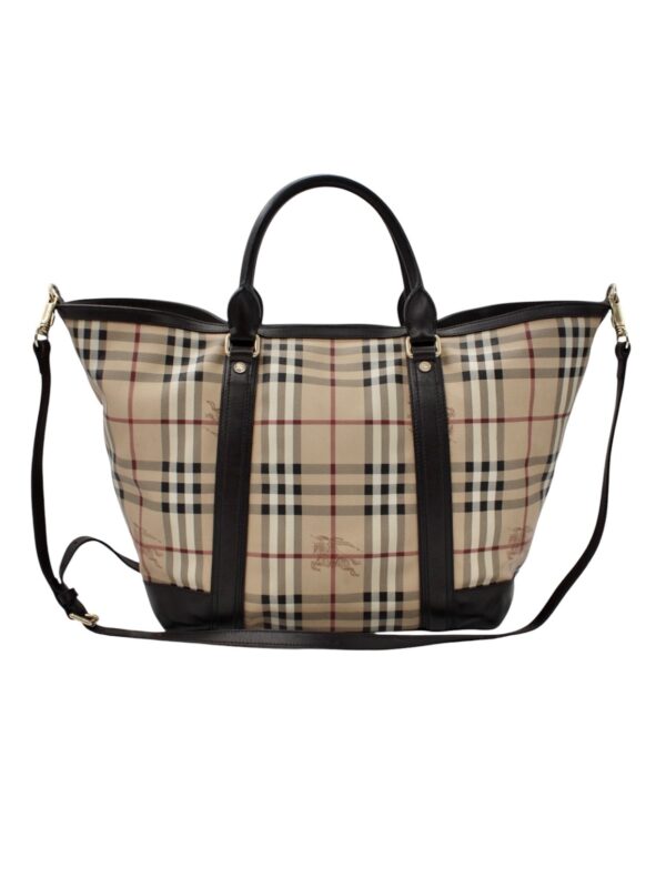 Shopper Burberry in tela Plastificata