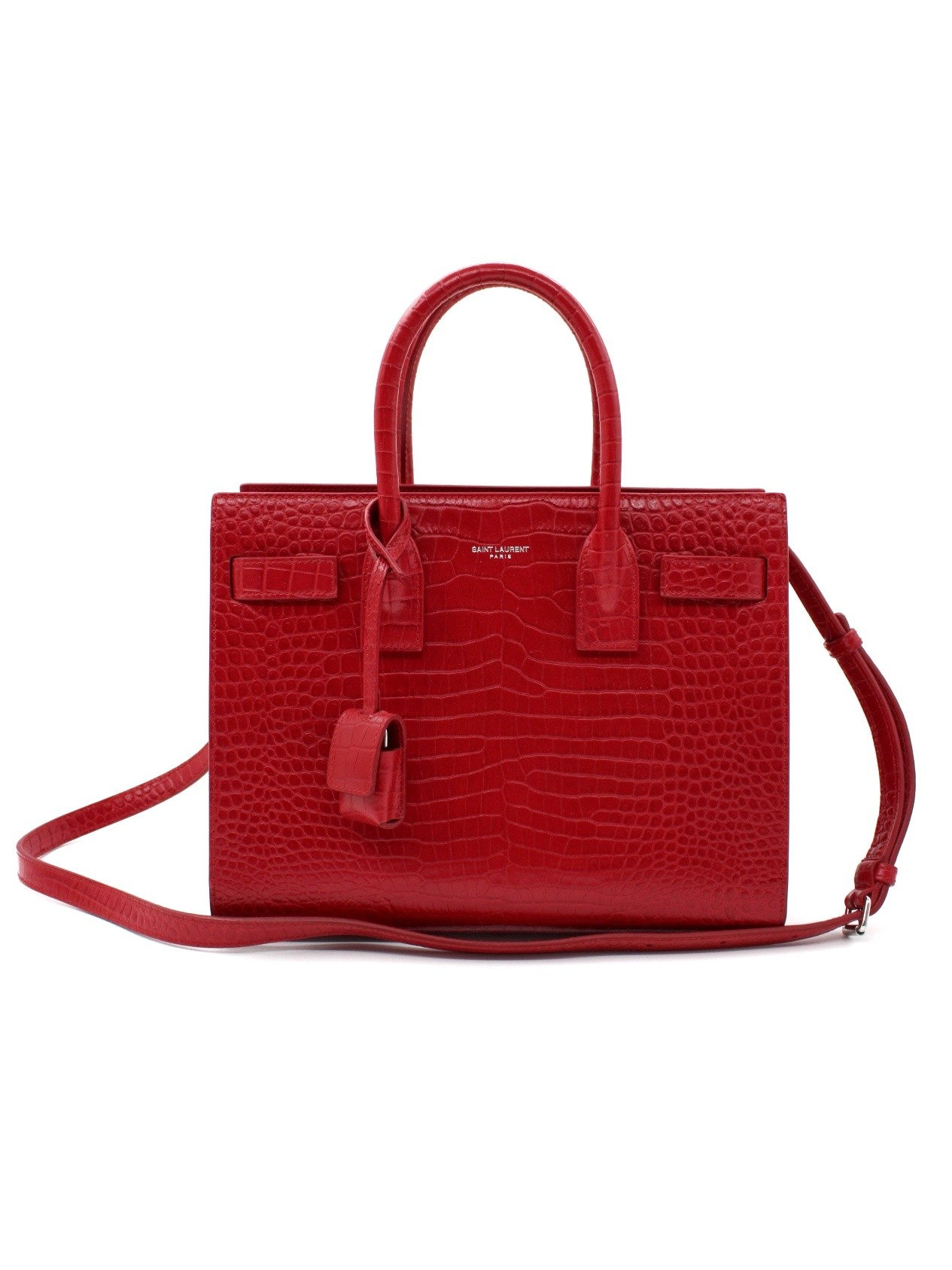 Borsa Saint Laurent Sac de Jour Baby stampa cocco thumb