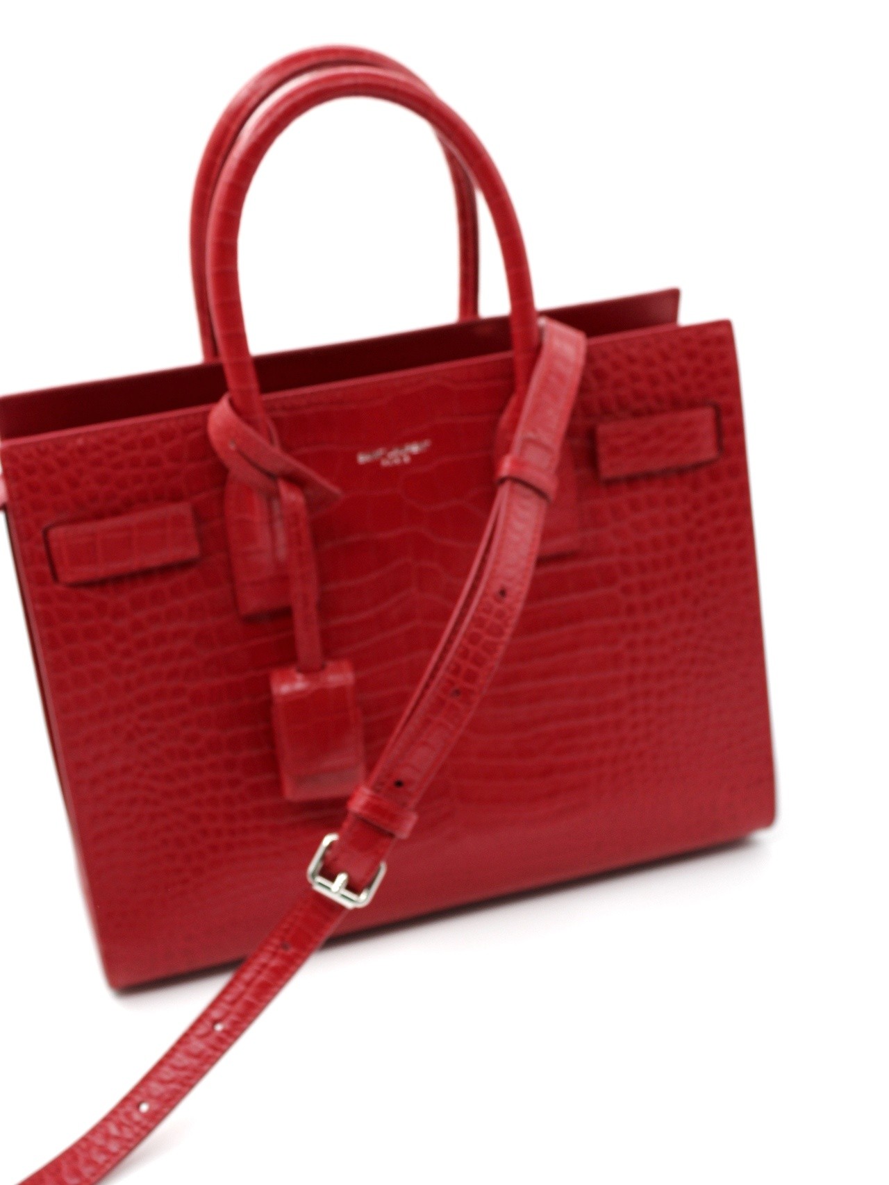 Borsa Saint Laurent Sac de Jour Baby stampa cocco thumb