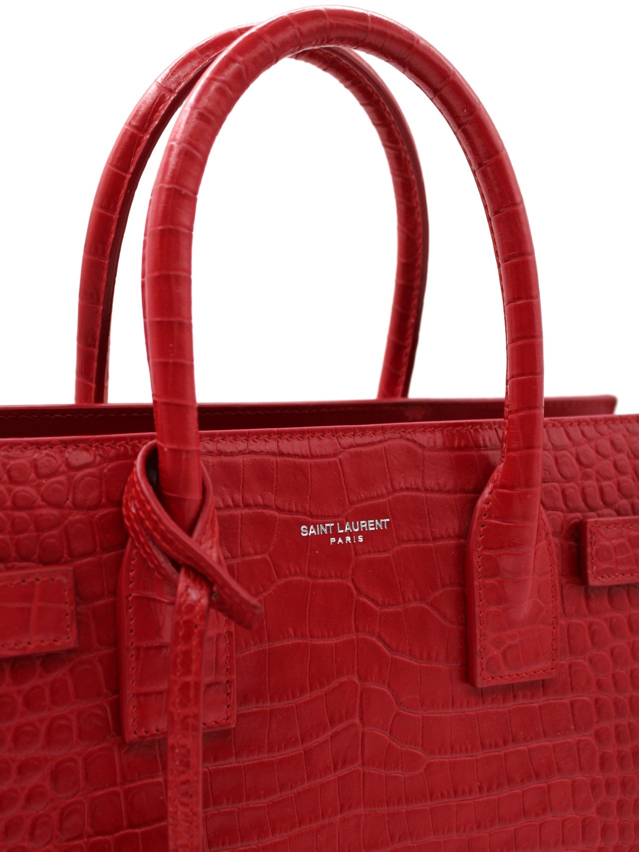 Borsa Saint Laurent Sac de Jour Baby stampa cocco thumb