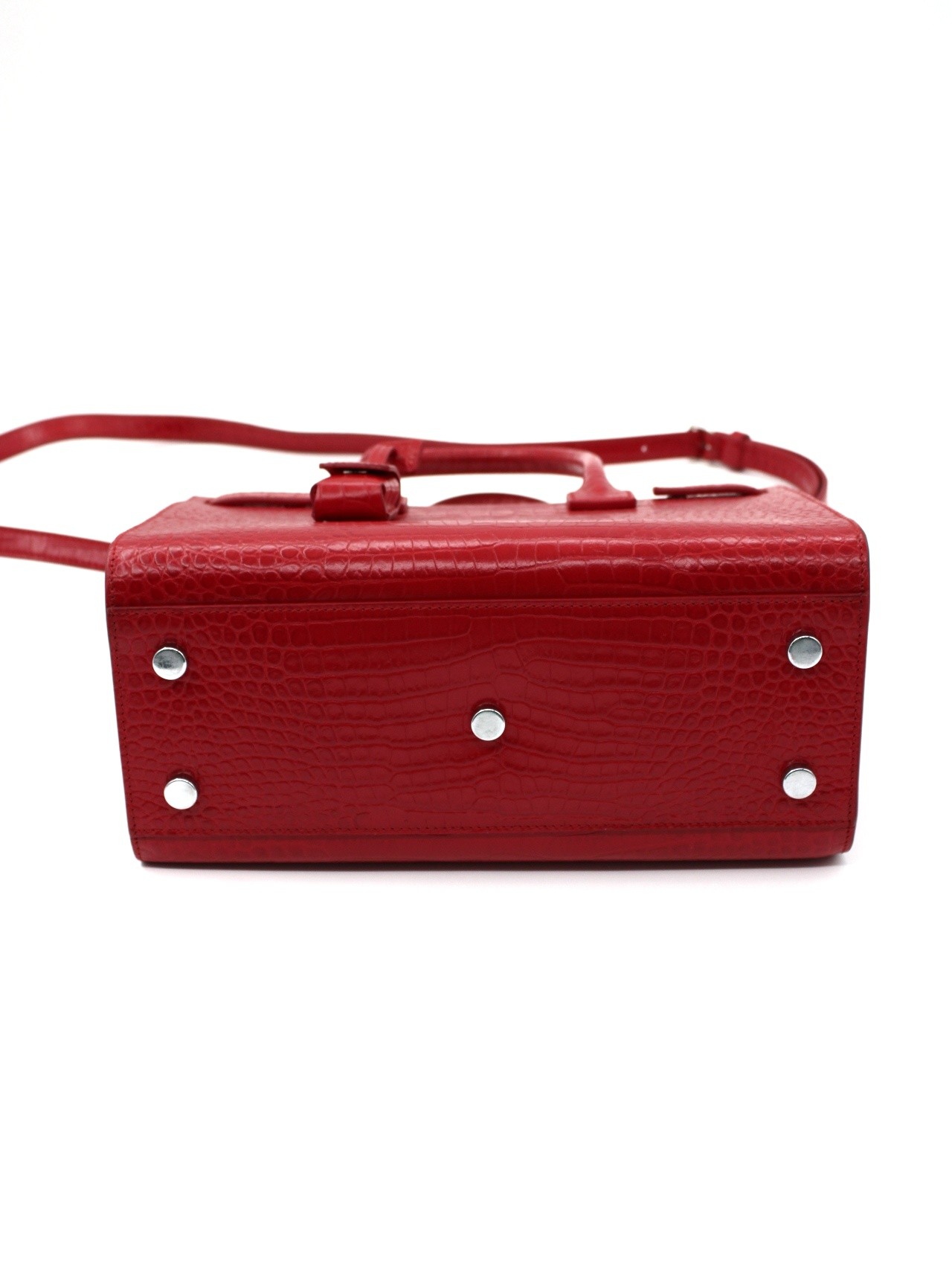 Borsa Saint Laurent Sac de Jour Baby stampa cocco thumb