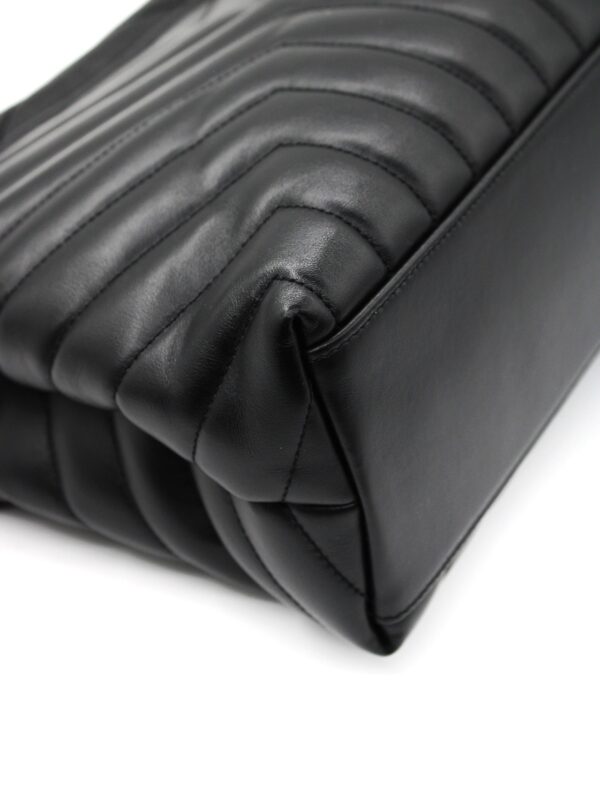 Borsa Saint Laurent LouLou media in pelle nera