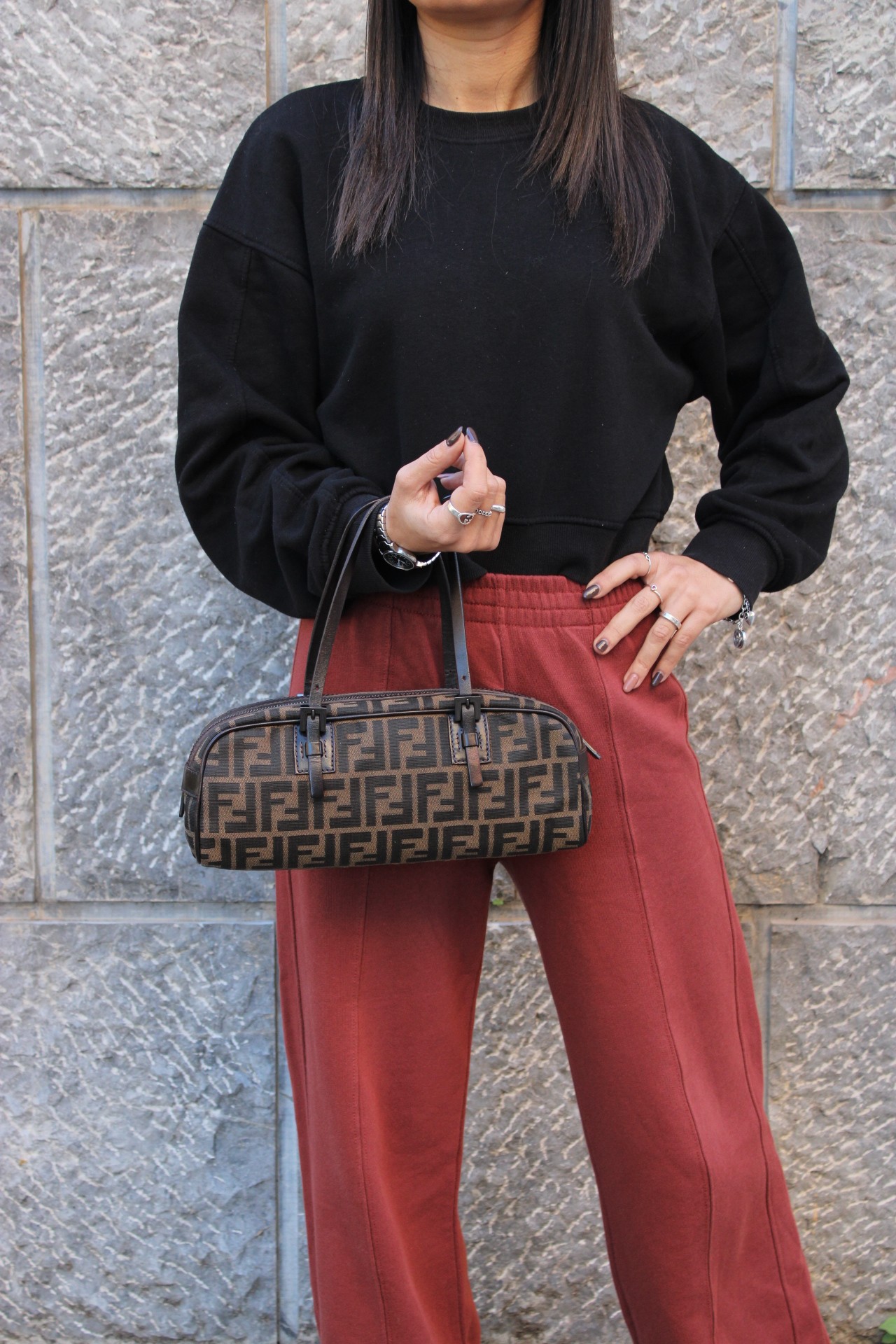 Borsa Fendi Bassotto Zucca thumb