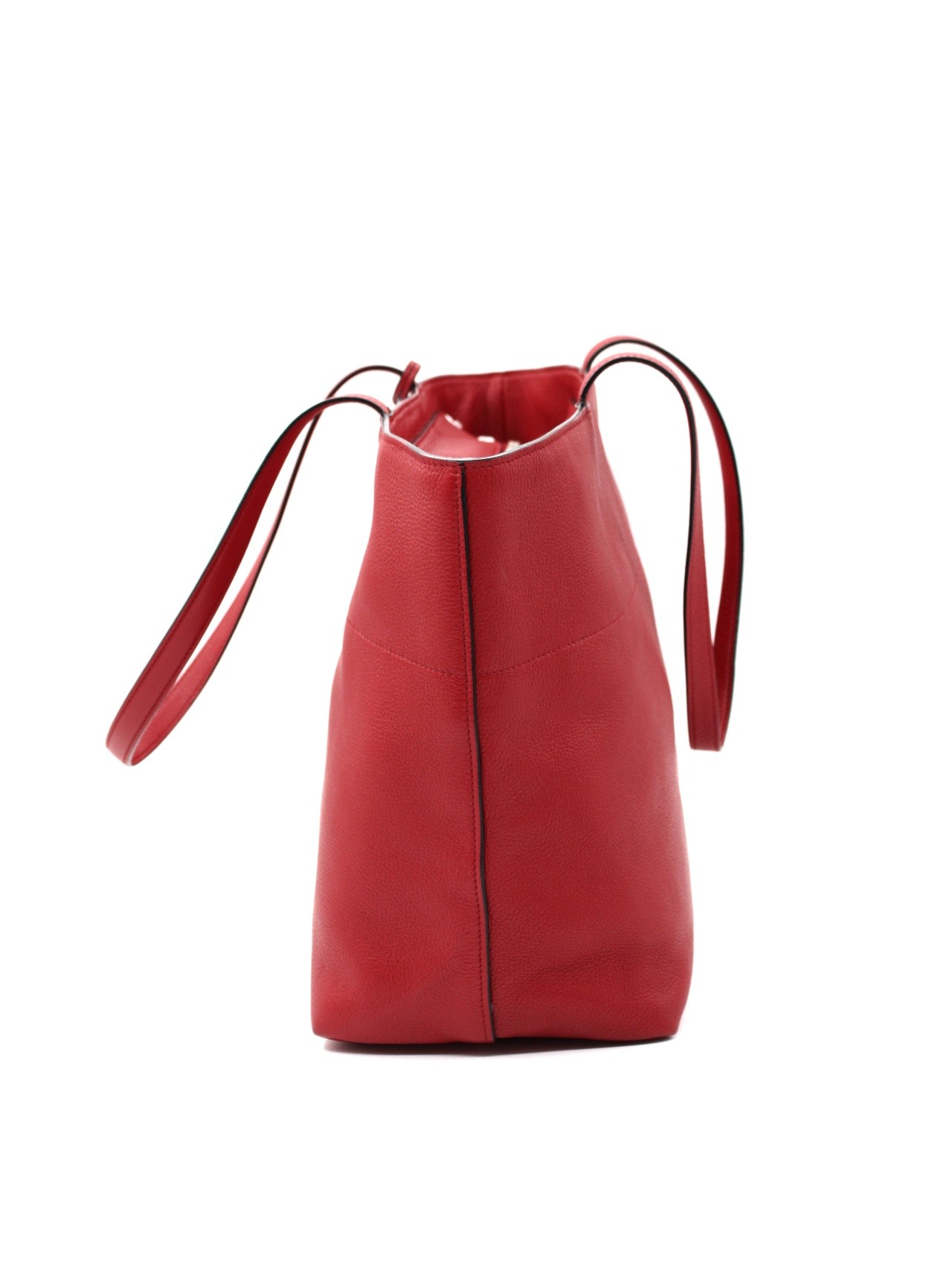 Shopper Prada in pelle rossa thumb