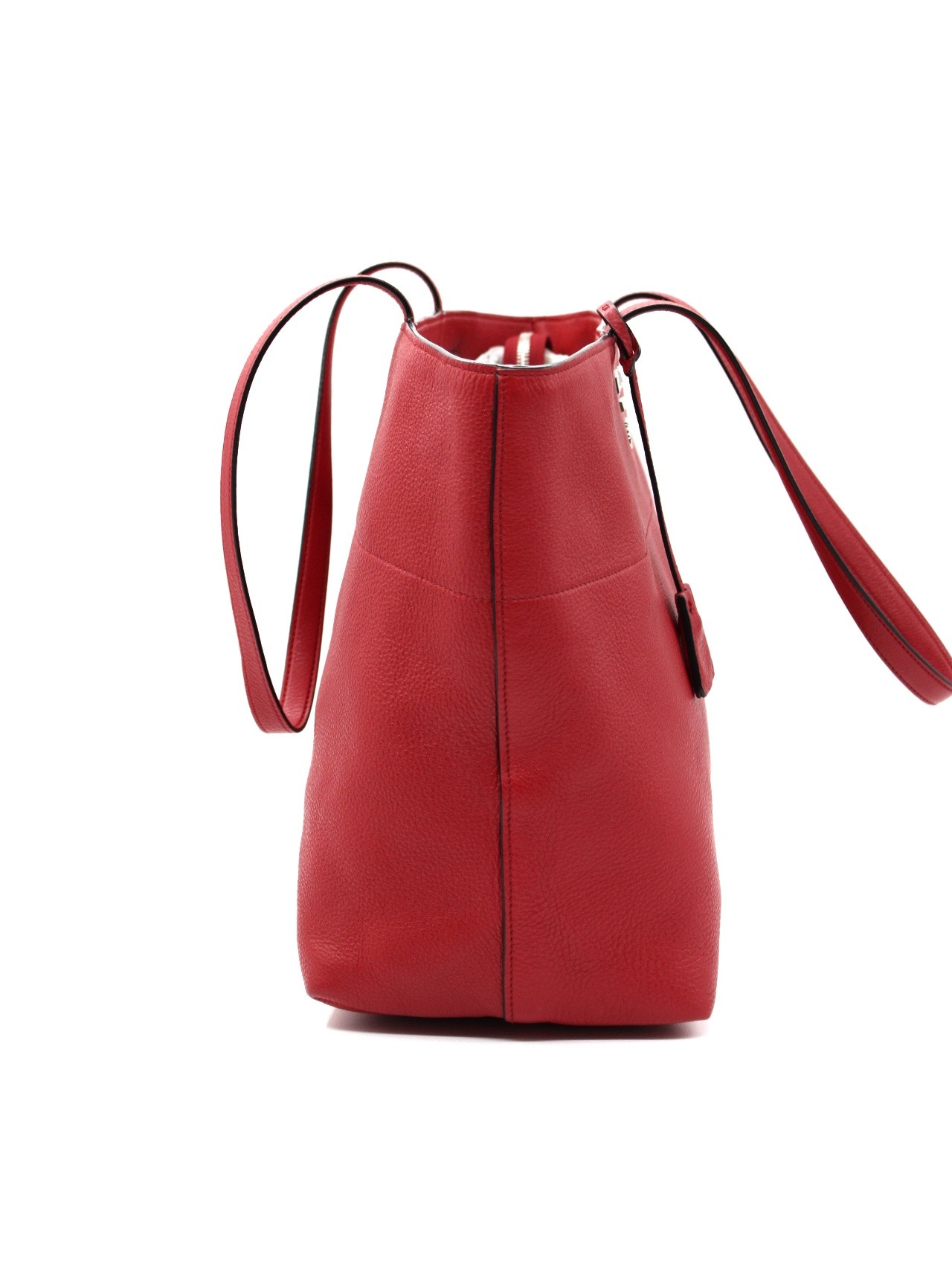 Shopper Prada in pelle rossa thumb