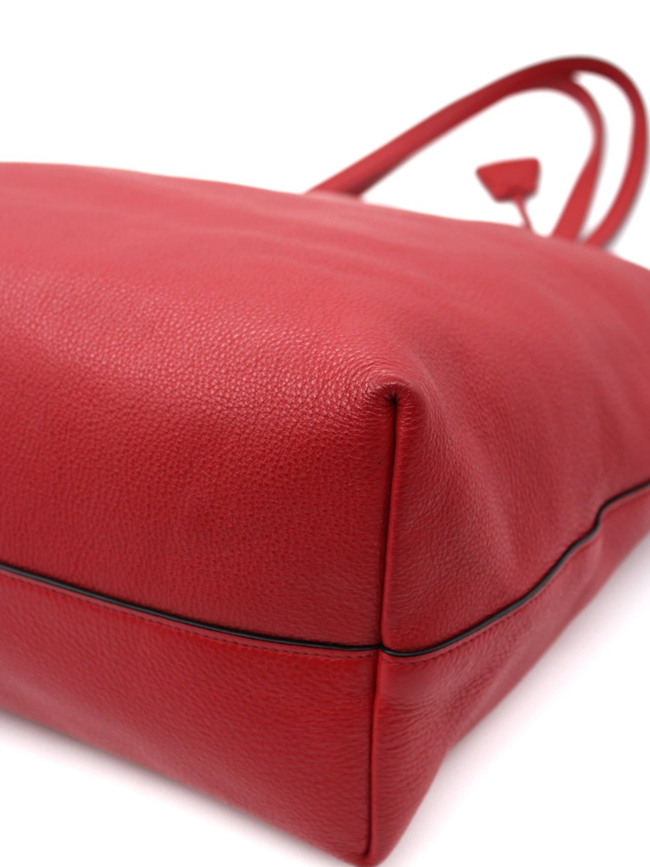 Shopper Prada in pelle rossa thumb