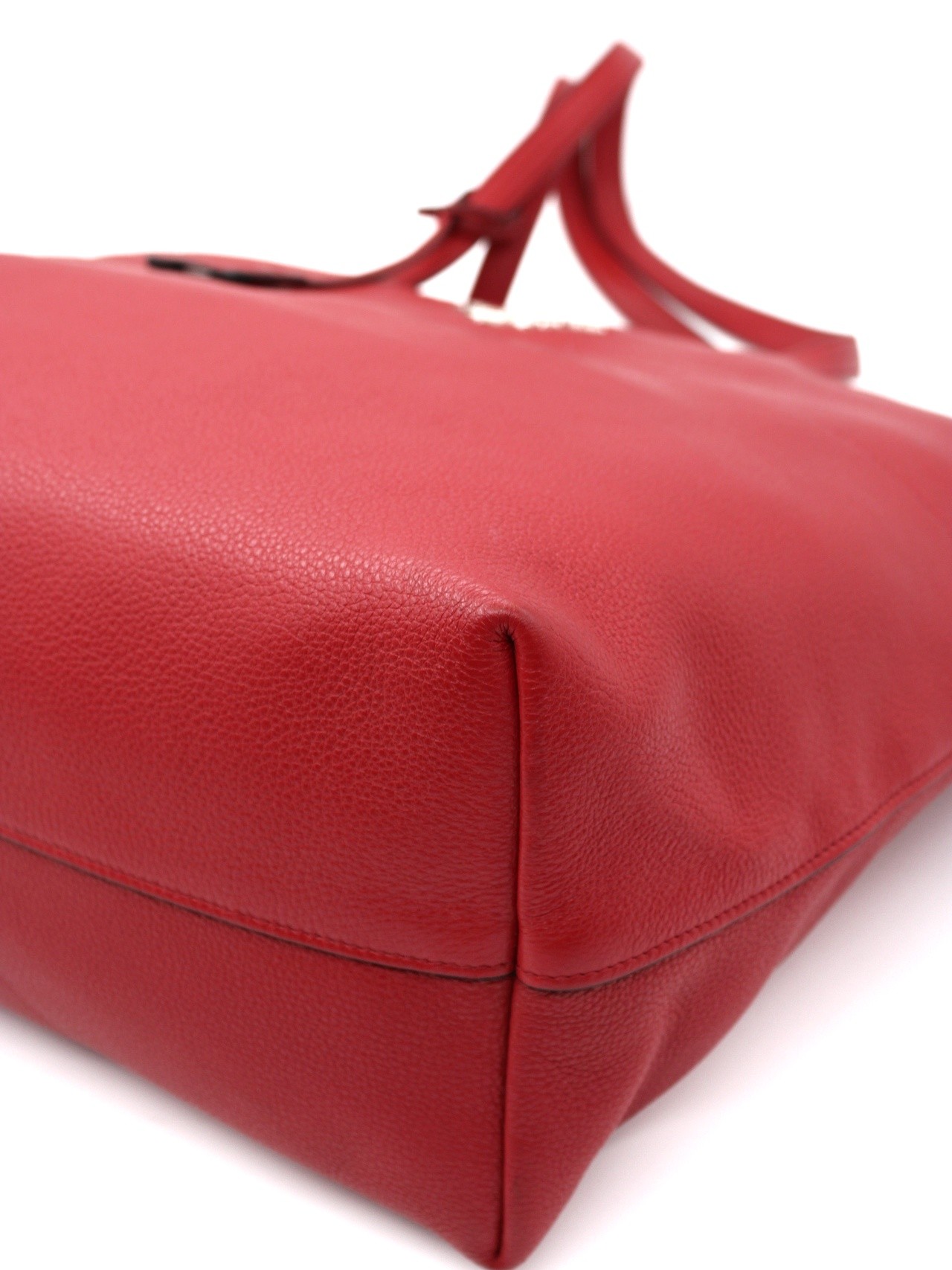Shopper Prada in pelle rossa thumb