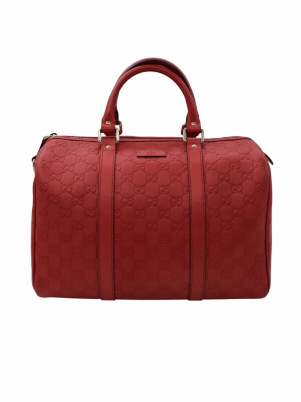 Bauletto Gucci in Pelle Guccissima Rossa