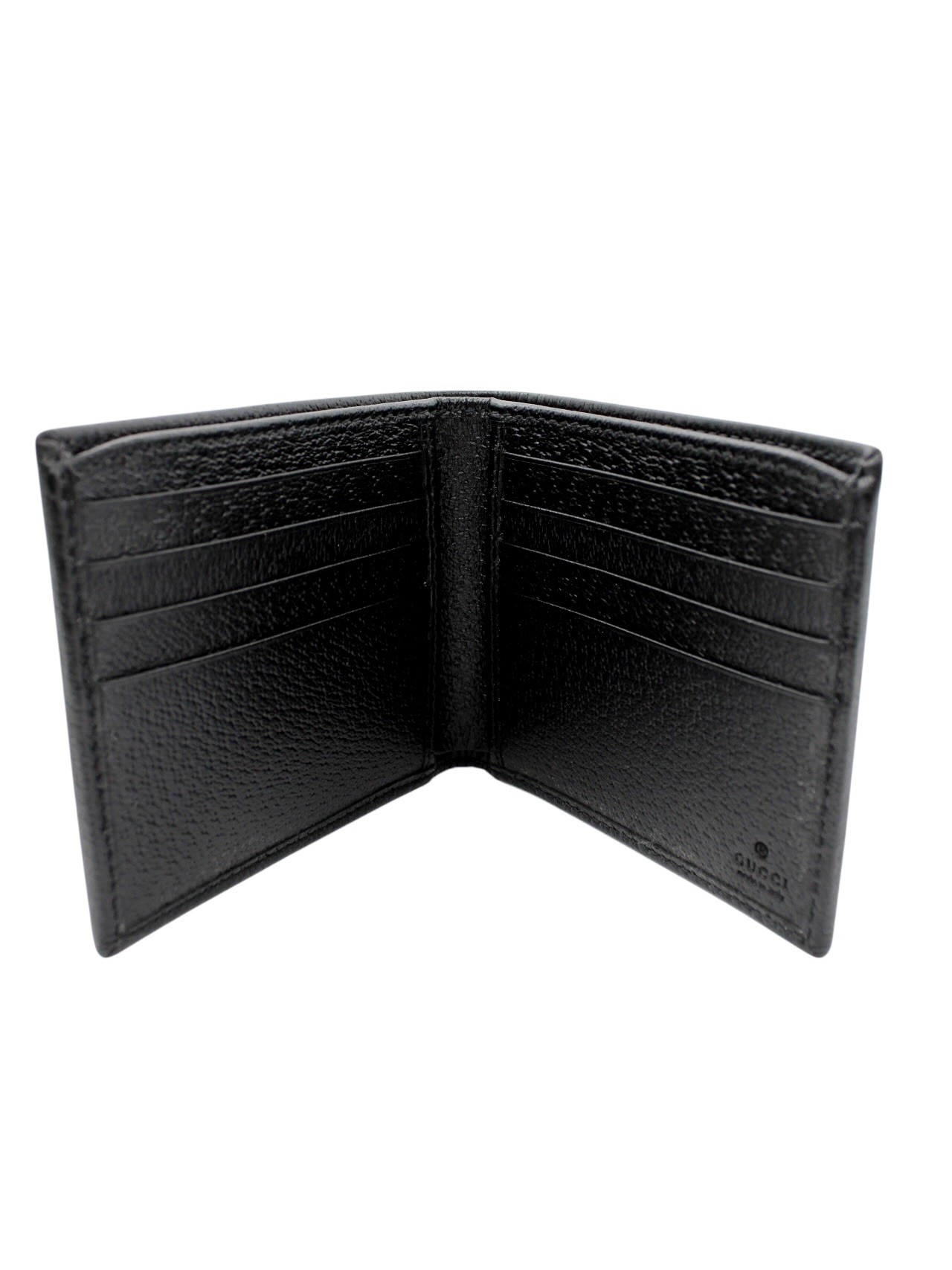 Portafoglio Gucci Bi - Fold in Pelle Nera thumb