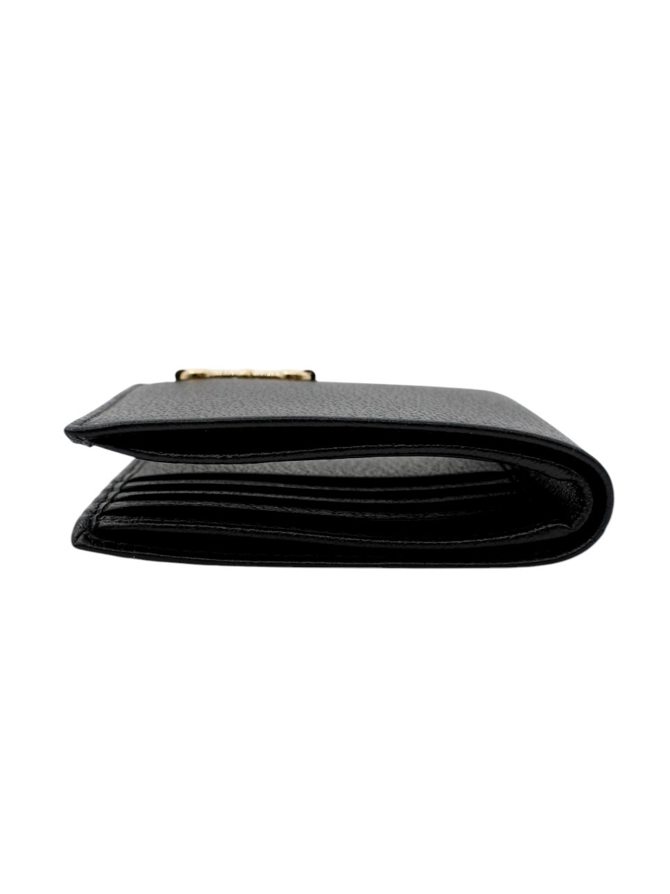 Portafoglio Gucci Bi - Fold in Pelle Nera thumb