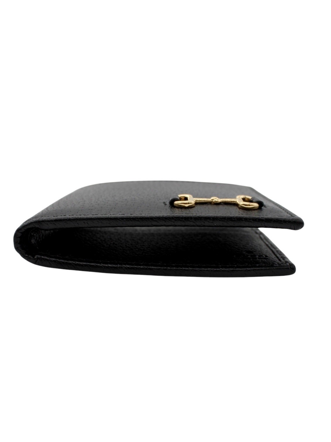 Portafoglio Gucci Bi - Fold in Pelle Nera thumb
