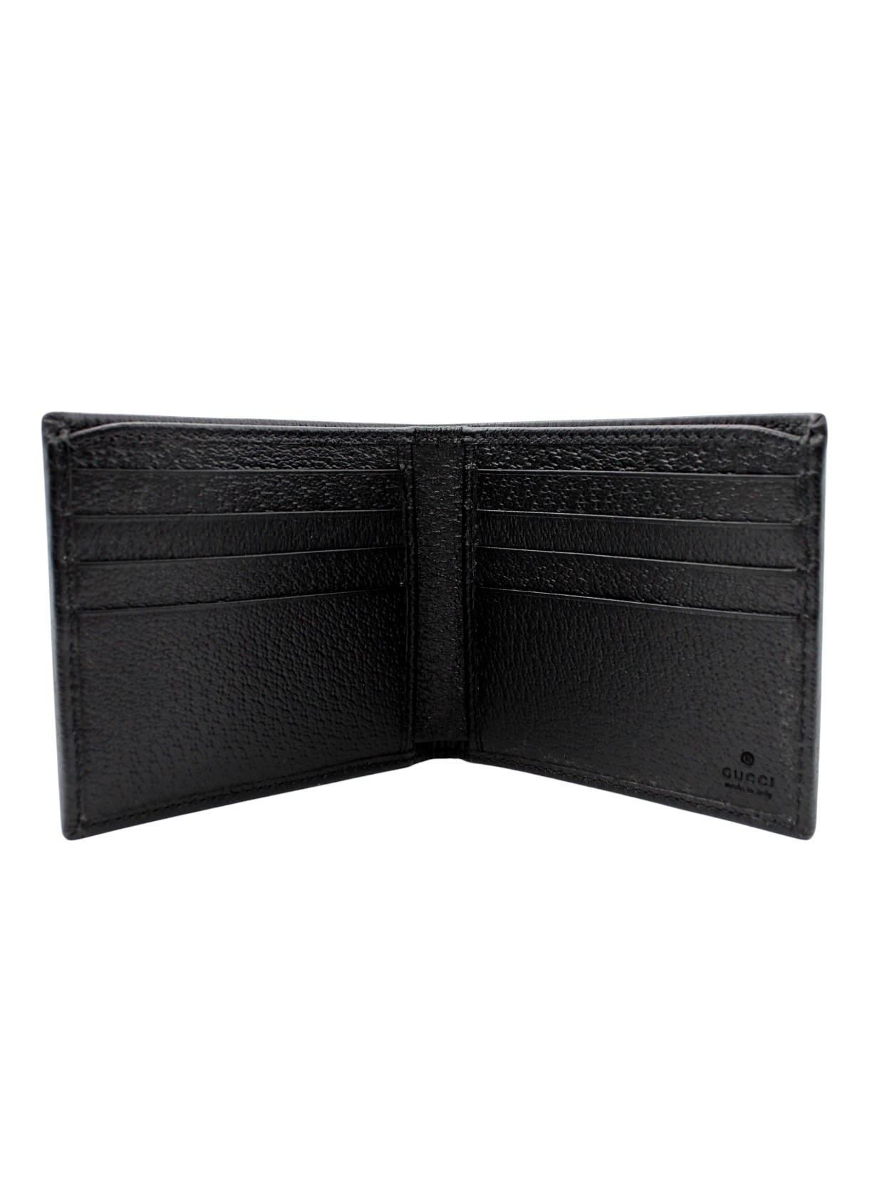 Portafoglio Gucci Bi - Fold in Pelle Nera thumb