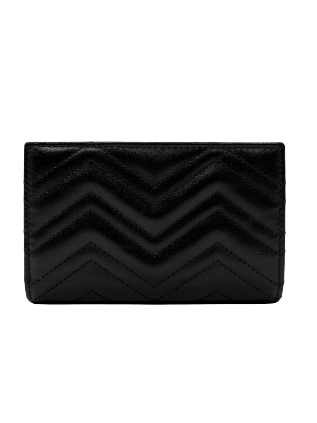 Portafoglio Gucci GG Marmont in Pelle Nera thumb