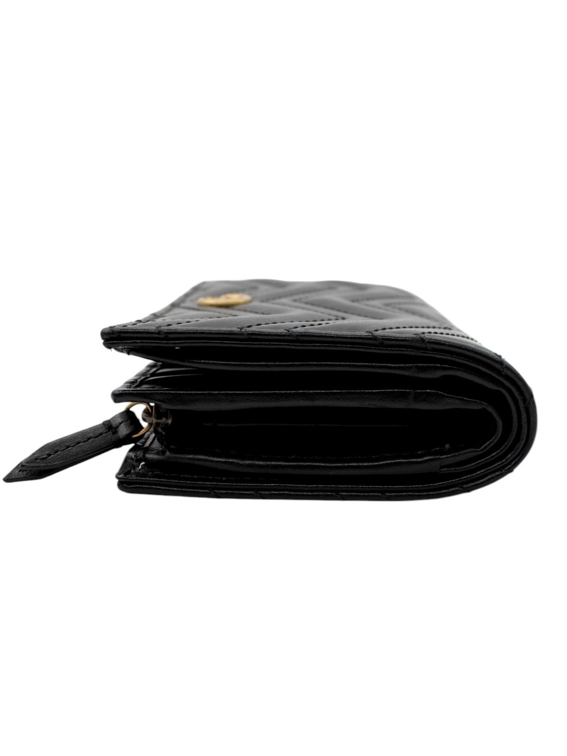 Portafoglio Gucci GG Marmont in Pelle Nera thumb