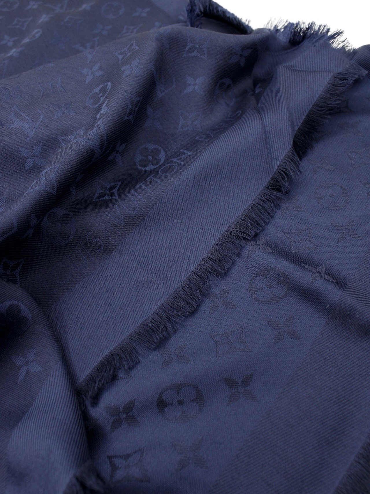 Scialle Louis Vuitton Blu thumb