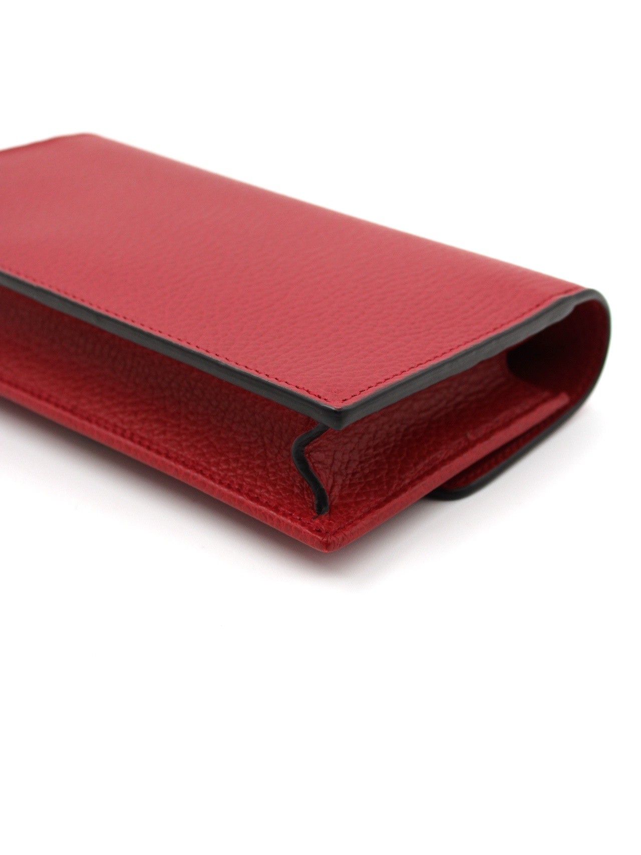 Tracolla Gucci Interlocking in pelle rossa thumb