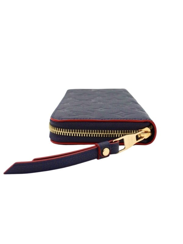 Portafoglio Louis Vuitton Zippy in Pelle Empreinte Blu