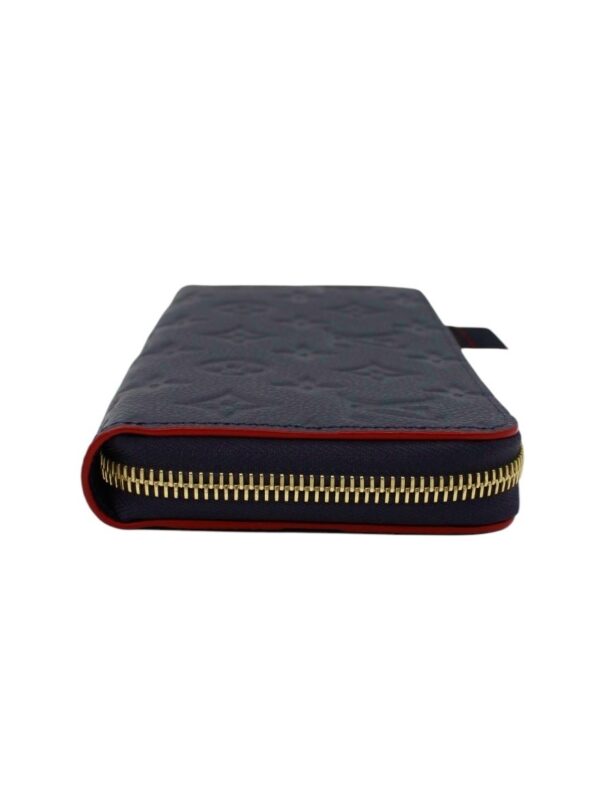 Portafoglio Louis Vuitton Zippy in Pelle Empreinte Blu