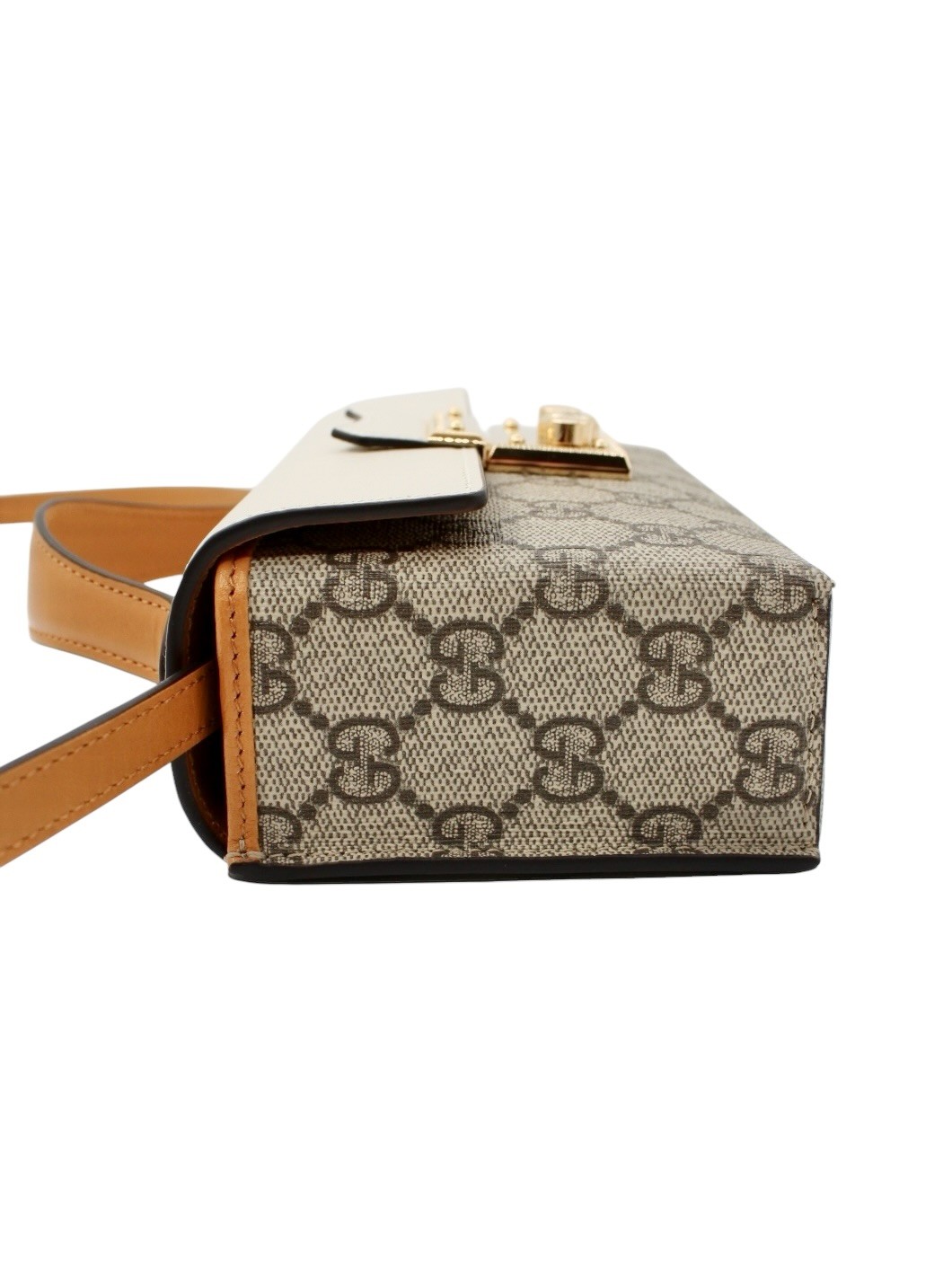 Borsa Gucci Mini Padlock Panna thumb