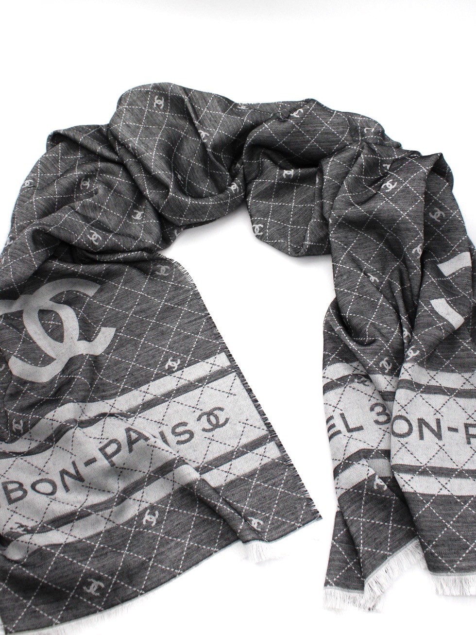 Stola Chanel grigia thumb