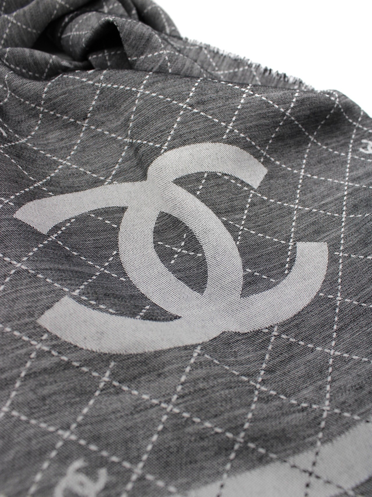 Stola Chanel grigia thumb