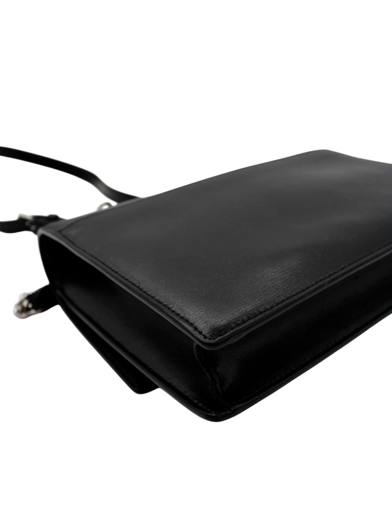 Borsa Saint Laurent Sunset in Pelle Nera thumb