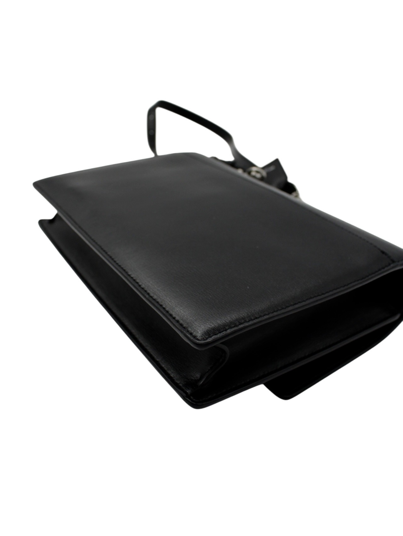 Borsa Saint Laurent Sunset in Pelle Nera thumb