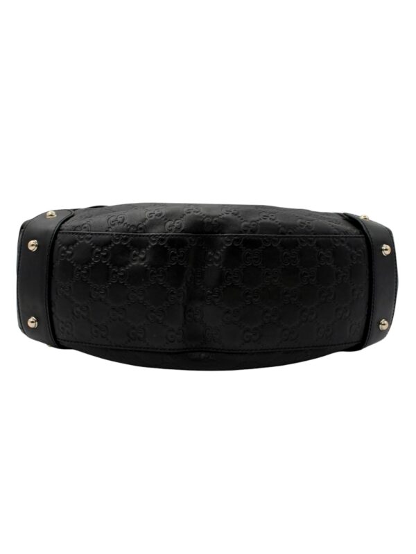 Borsa Gucci Horsebit in Pelle Guccissima Nera