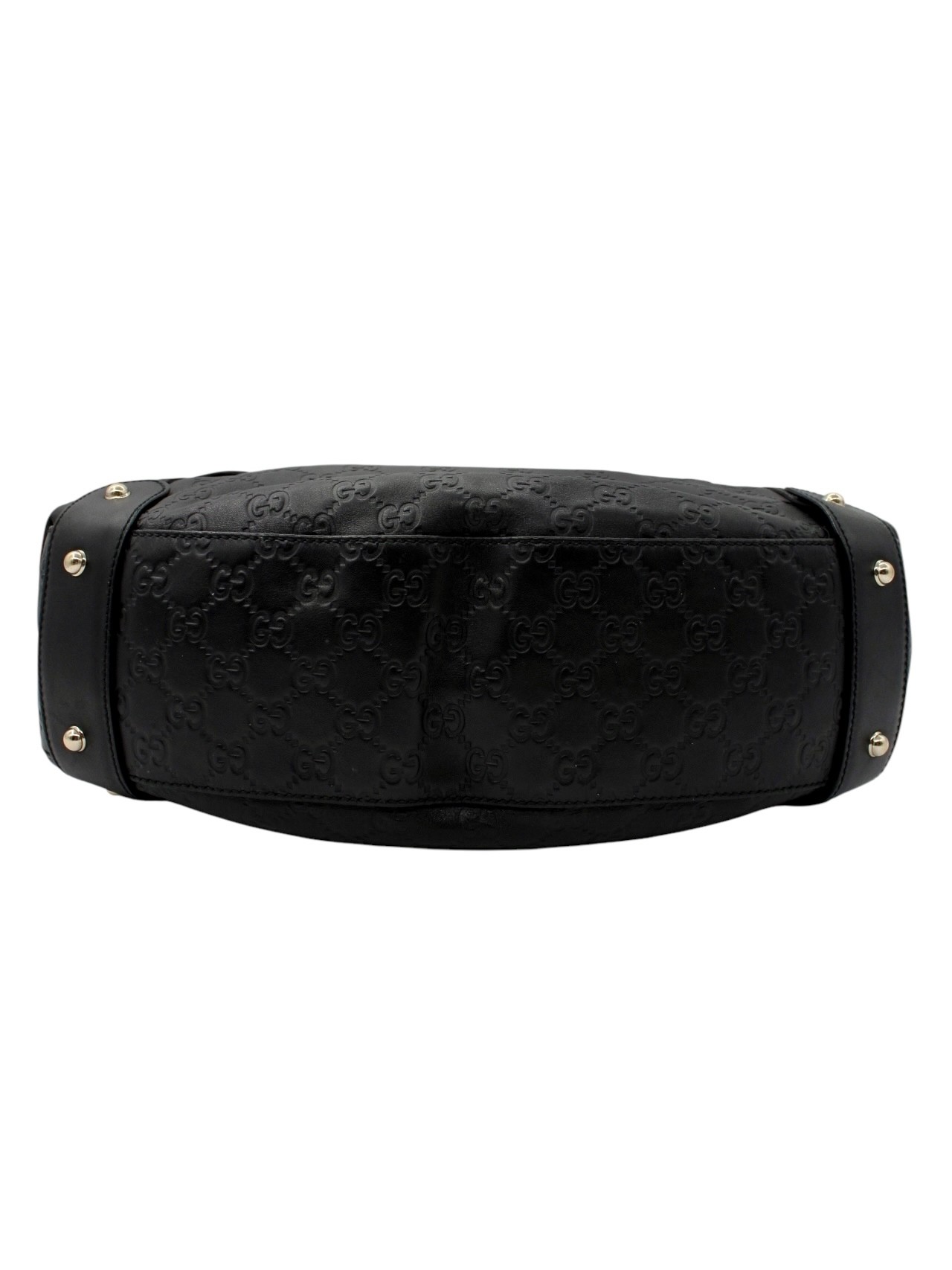 Borsa Gucci Horsebit in Pelle Guccissima Nera thumb