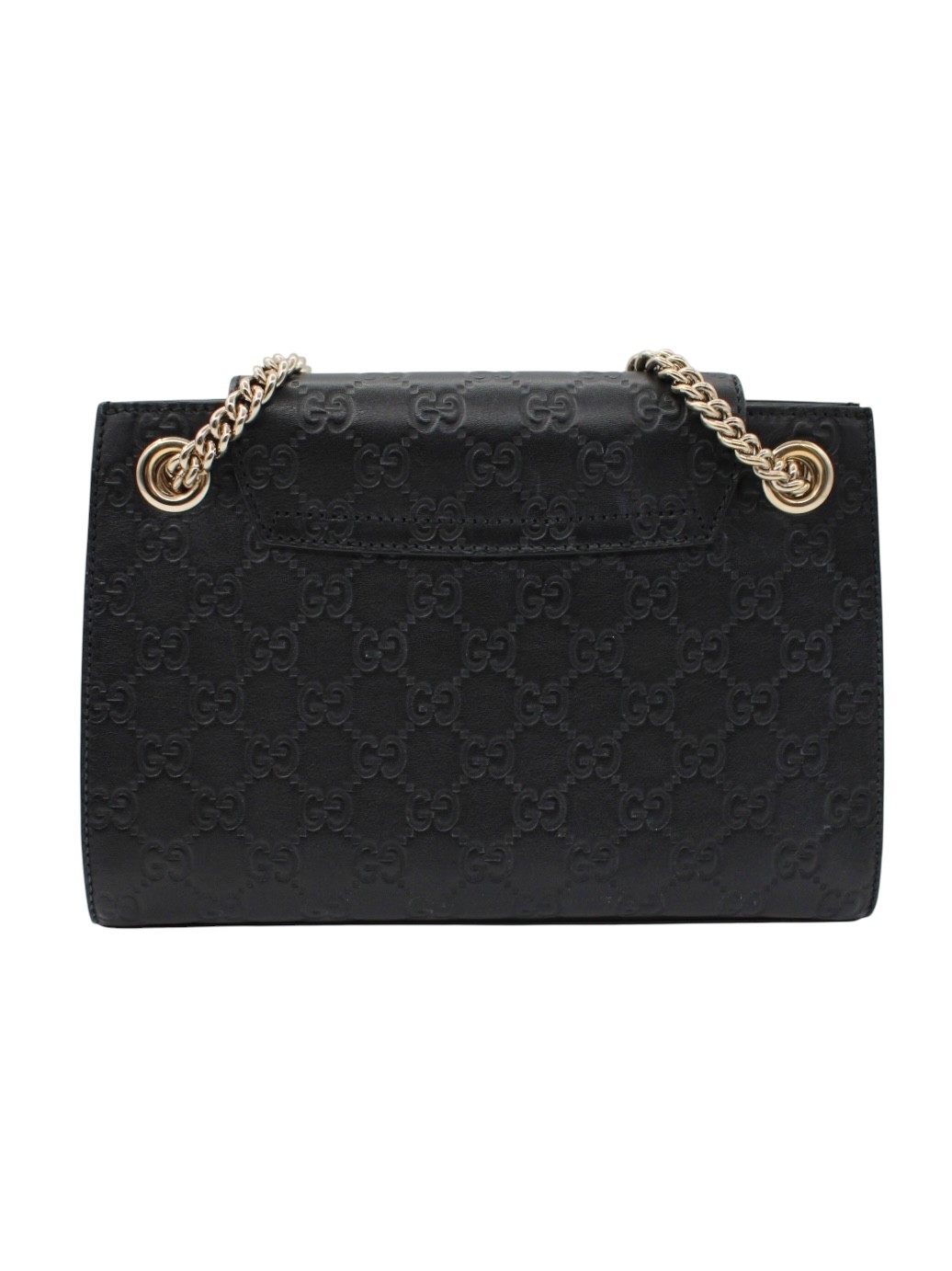 Borsa Gucci Emily in Pelle Guccissima Nera thumb