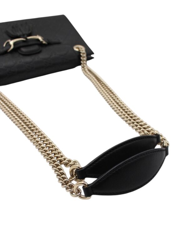 Borsa Gucci Emily in Pelle Guccissima Nera