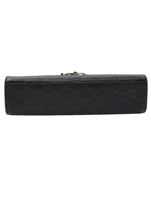 Borsa Gucci Emily in Pelle Guccissima Nera
