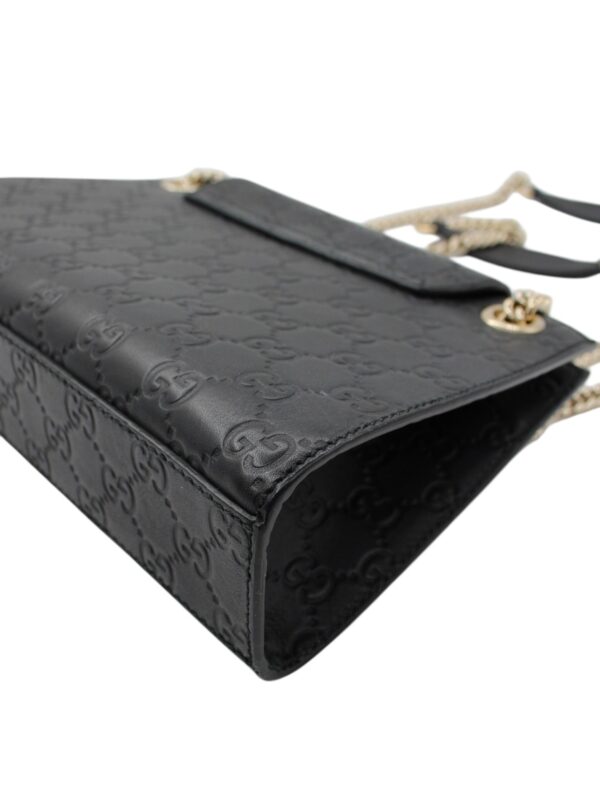 Borsa Gucci Emily in Pelle Guccissima Nera
