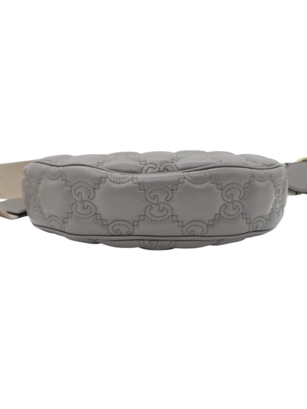 Borsa Gucci GG Matelassé in Pelle Grigia