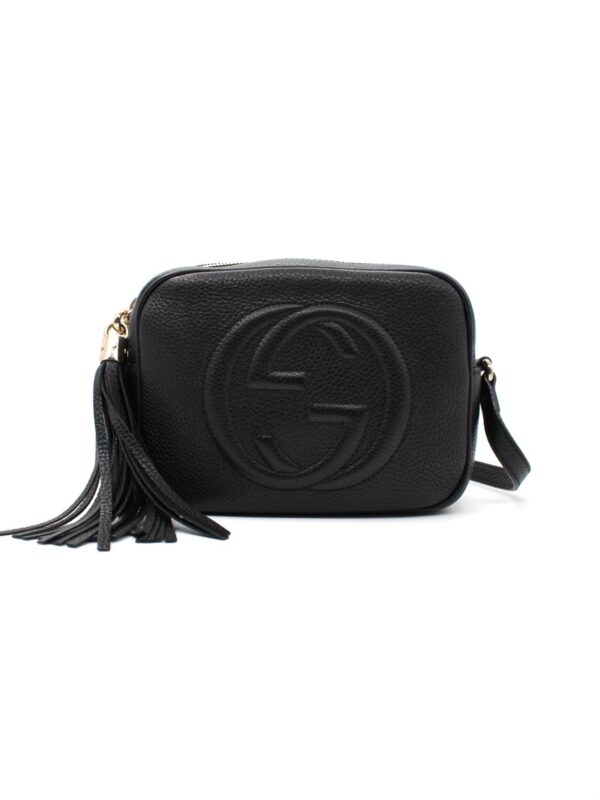 Borsa a Tracolla Gucci Soho in Pelle Nera