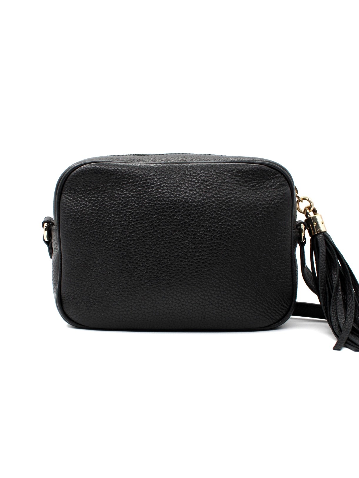 Borsa a Tracolla Gucci Soho in Pelle Nera thumb