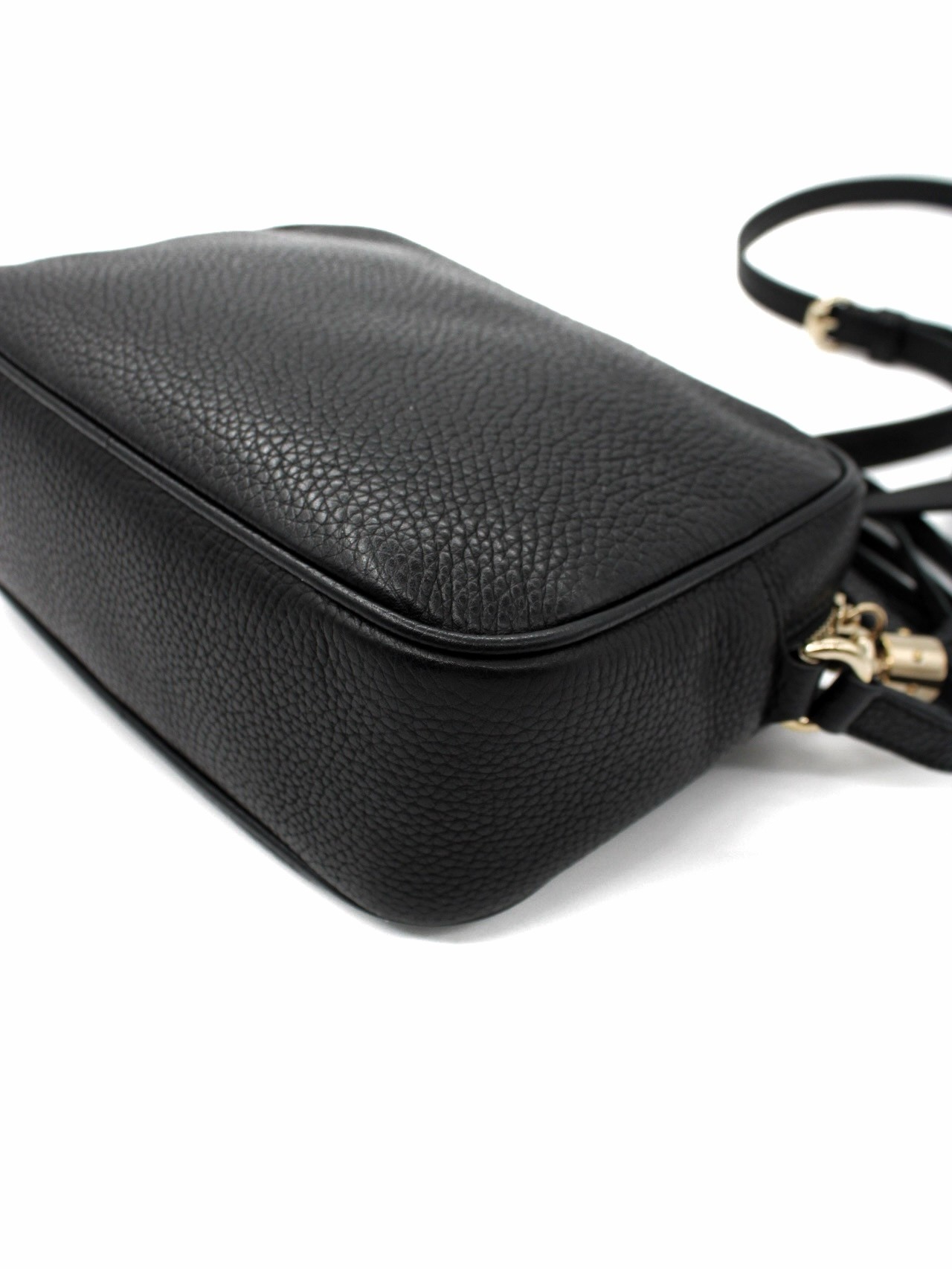 Borsa a Tracolla Gucci Soho in Pelle Nera thumb