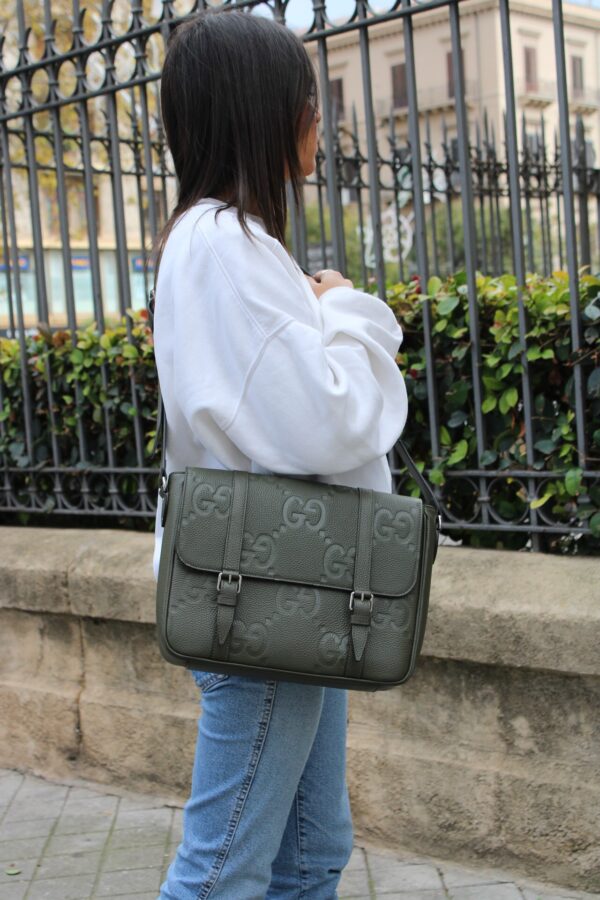 Borsa a tracolla Gucci Jumbo GG Media