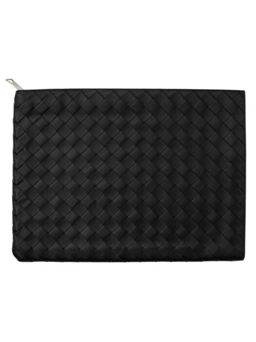 Pochette Clutch Bottega Veneta in Pelle Nera