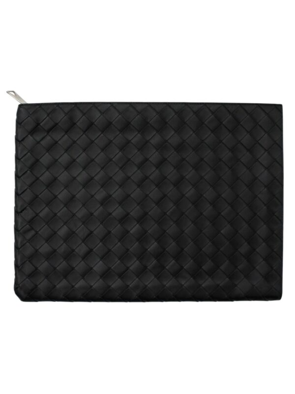 Pochette Clutch Bottega Veneta in Pelle Nera