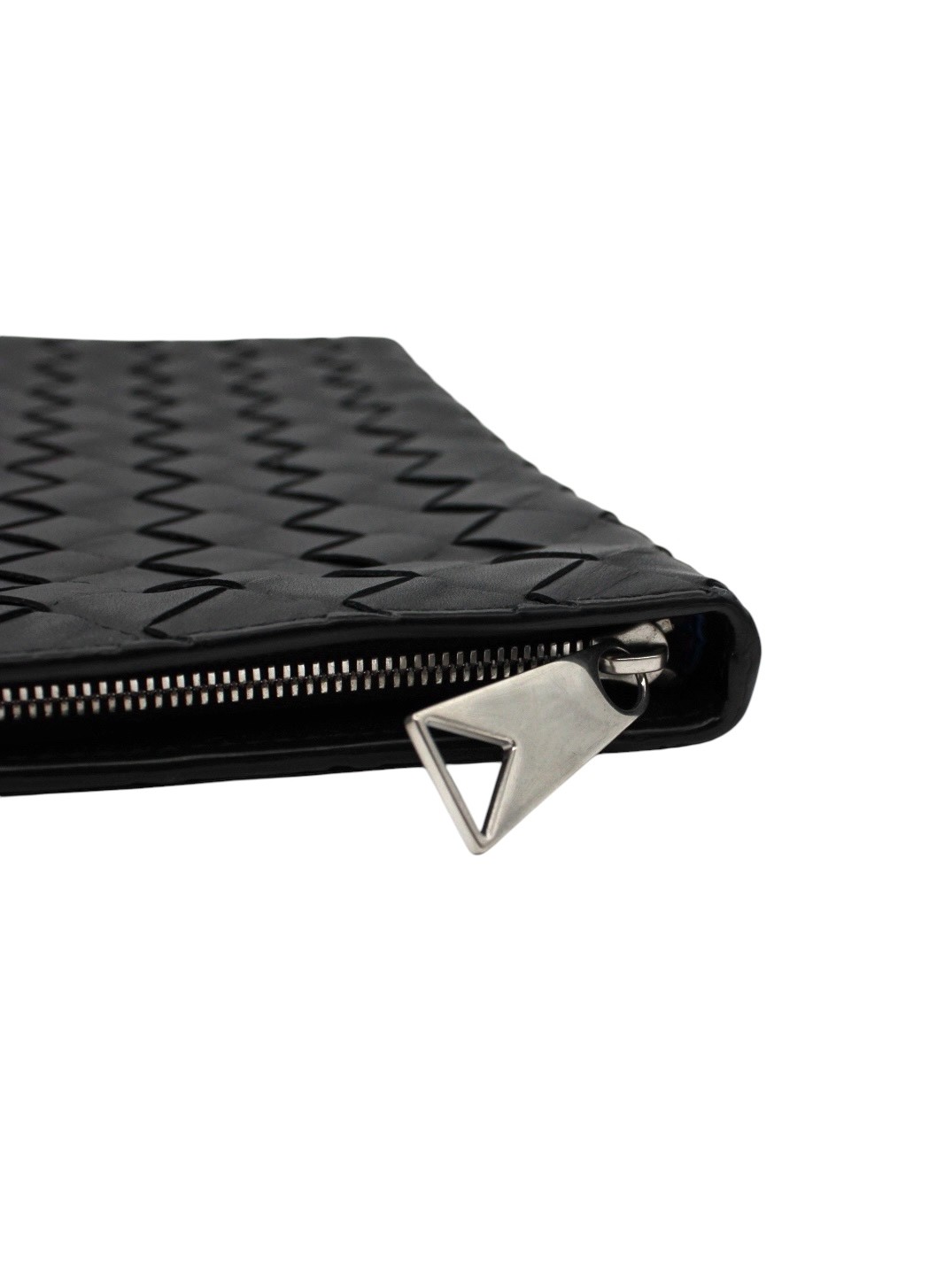 Pochette Clutch Bottega Veneta in Pelle Nera thumb